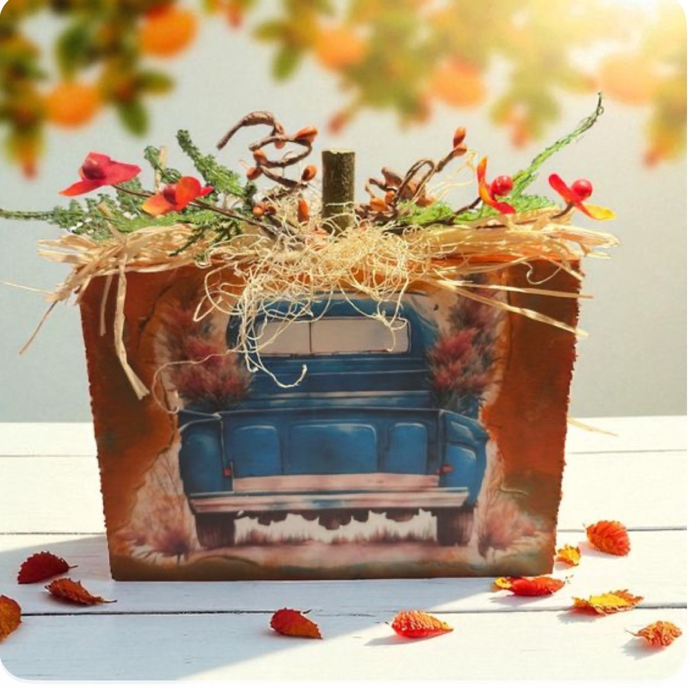 Autumn Themed Decorative Wood Decor